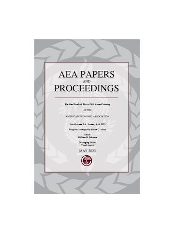 Cover of AEA Papers and Proceedings